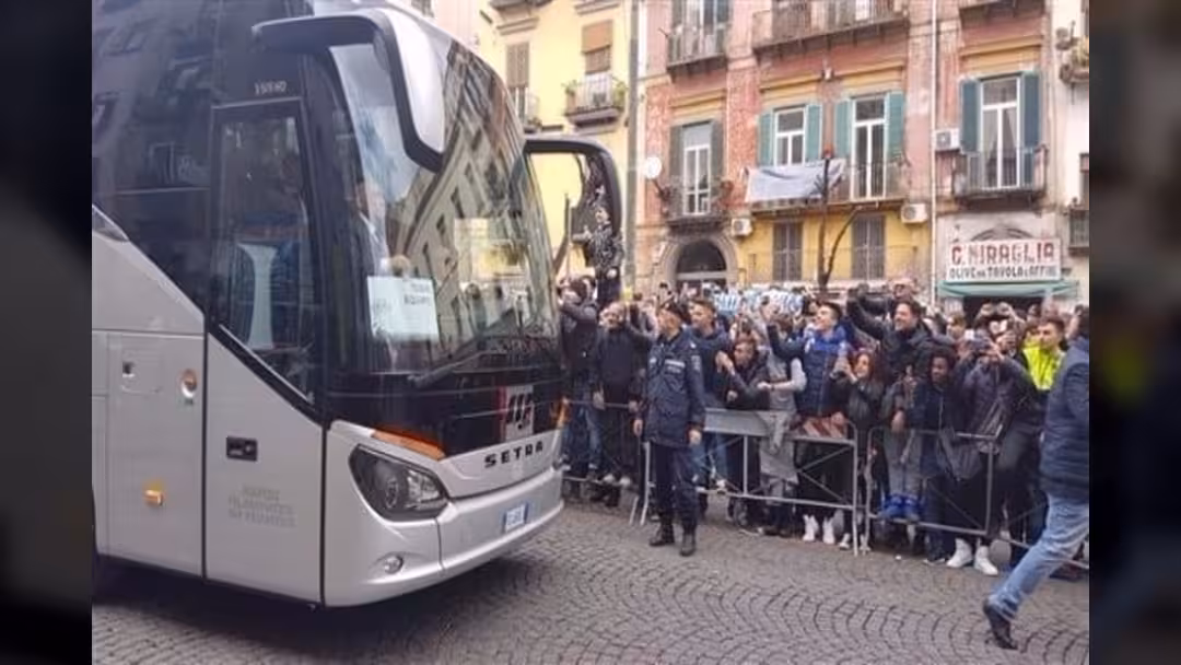 استقبال حافل للاعبي ريال مدريد في نابولي