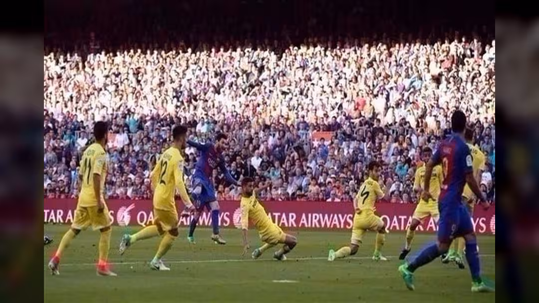 ميسي يقود برشلونة لسحق فياريال في الدوري الإسباني