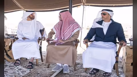 محمد بن زايد يستقبل وزير الداخلية السعودي
