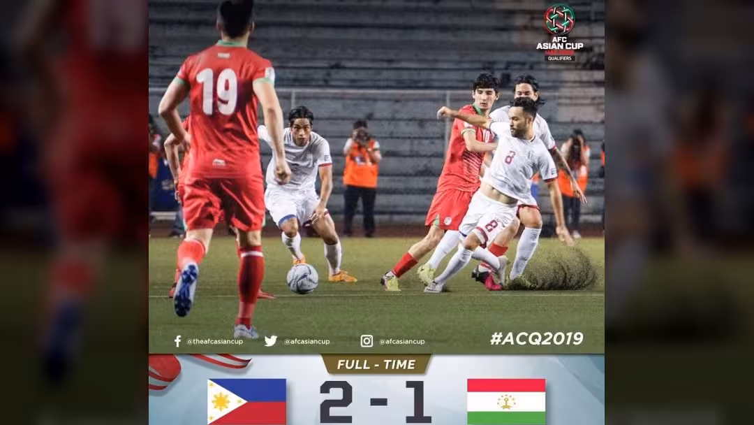 تأهل اليمن إلى كأس آسيا بفوز الفلبين على طاجيكستان