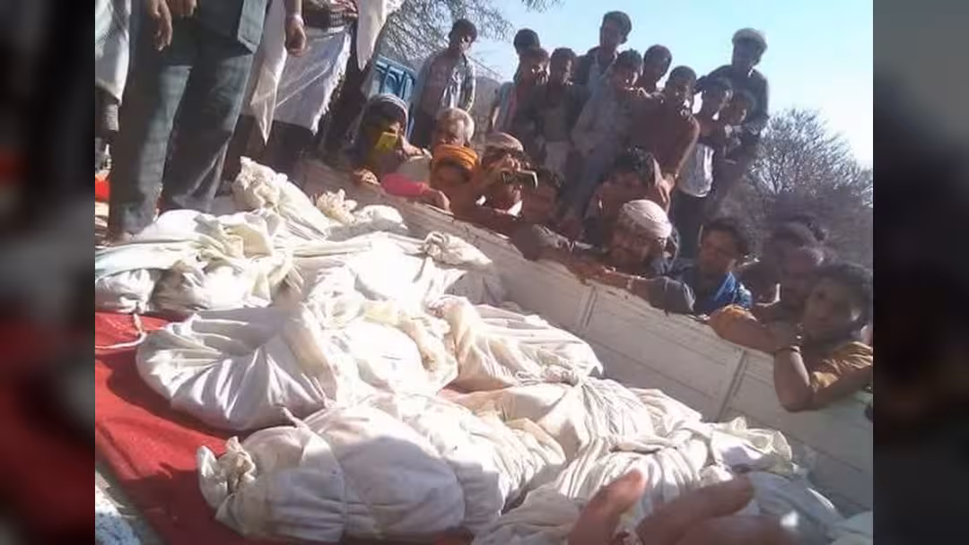 مصادر: 14 قتيلاً من أسرة واحدة بغارة في الصلو جنوب تعز