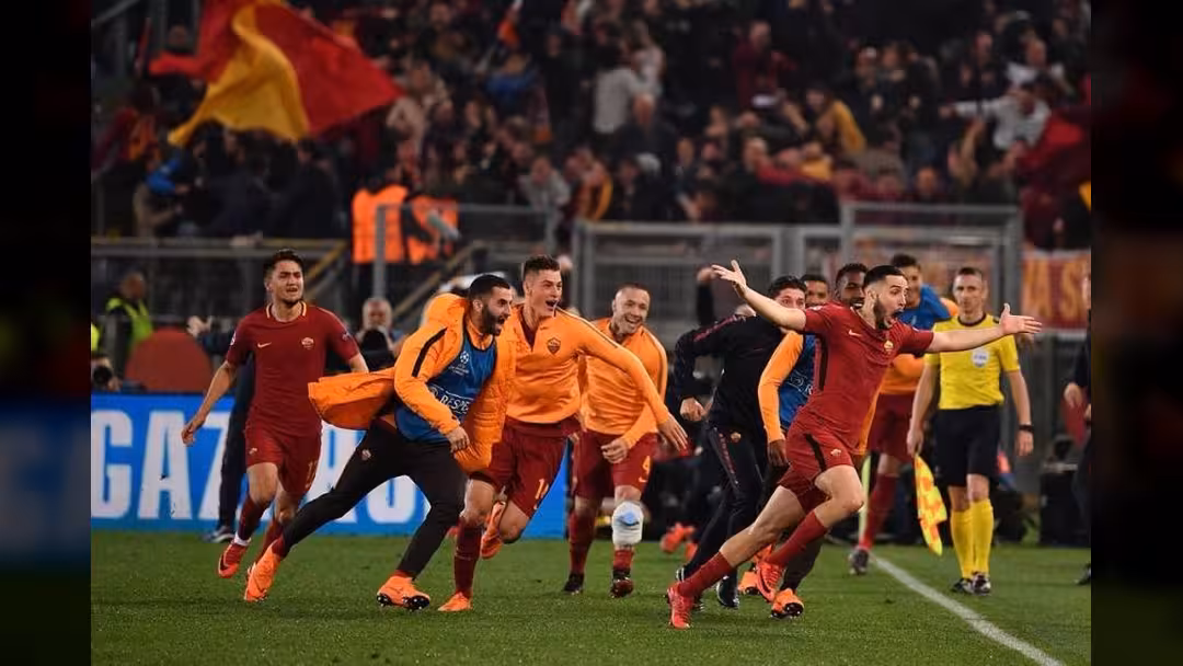 روما يقصي برشلونة من دوري أبطال أوروبا.. ملخص المباراة فيديو