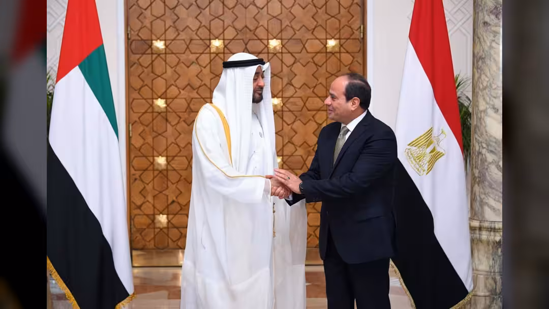 اجتماع السيسي وبن زايد: مصر والإمارات نرفضان التدخل بشؤون الدول الداخلية