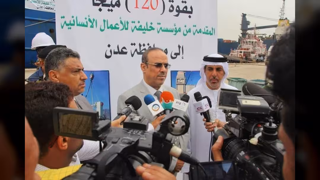 الميسري باستقبال محطة كهربائية من الإمارات: حل كهرباء عدن بحلول الصيف القادم