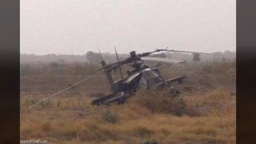 التحالف: مقتل طيار ومساعده جراء سقوط طائرة سعودية عمودية في المهرة