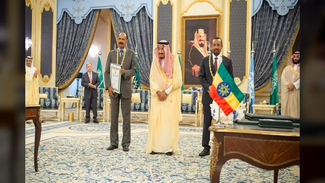 رئيسا إثيوبيا وإريتريا يوقعان اتفاق سلام في جدة السعودية
