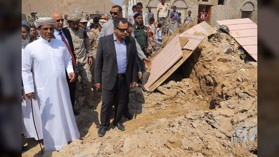 معين عبدالملك: أضرار إعصار لُبان في المهرة كارثية وهذا ما خلفته