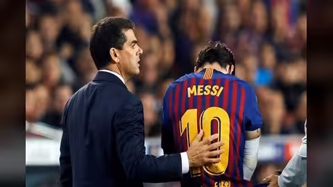 مدرب برشلونة يوضح موقف مشاركة ميسي أمام إنتر في أبطال أوروبا