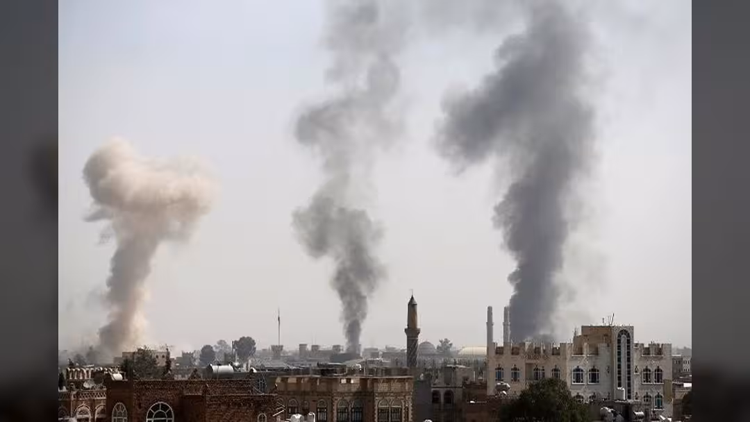 غارات جوية عنيفة للتحالف في صنعاء