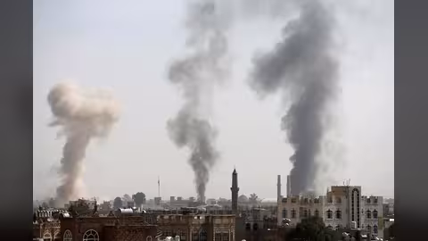 غارات جوية عنيفة للتحالف في صنعاء
