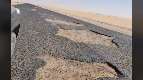 حضرموت: بدء ترميم وصيانة طريق الوديعة - العبر