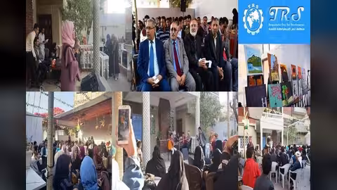 منظمة تنظم تنفذ معرضاً فنياً شبابياً ننادي بالسلام في صنعاء