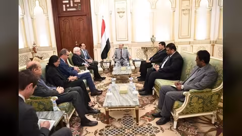 هادي بلقاء غريفيث وكاميرت: تعثر اتفاق السويد يعني فشل العملية برمتها