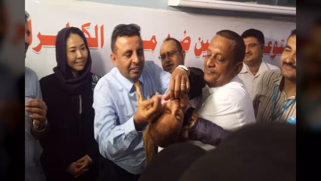 وزارة الصحة تدشن حملة تحصين ضد الكوليرا في أربع مديريات