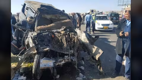وفاة 26 شخصاً بحوادث مرورية في صنعاء خلال يونيو الماضي