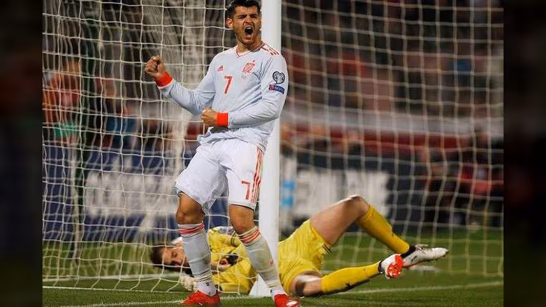 موراتا يقود إسبانيا لتخطي مالطا في تصفيات اليورو.. فيديو