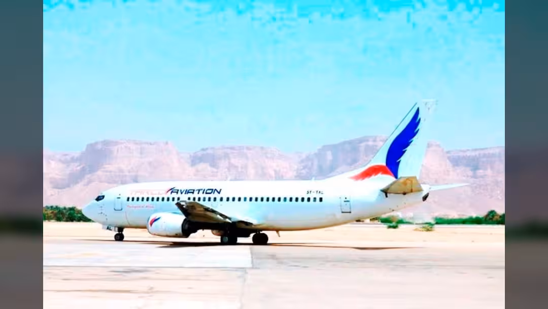 شركة طيران الملكة بلقيس تدشن اولى رحلاتها من مطار سيئون إلى جدة