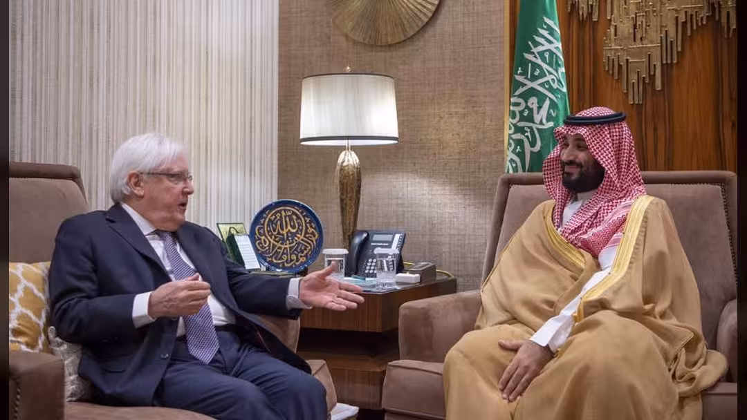 غريفيث يكشف تفاصيل لقائه مع محمد بن سلمان بشأن مستجدات اليمن