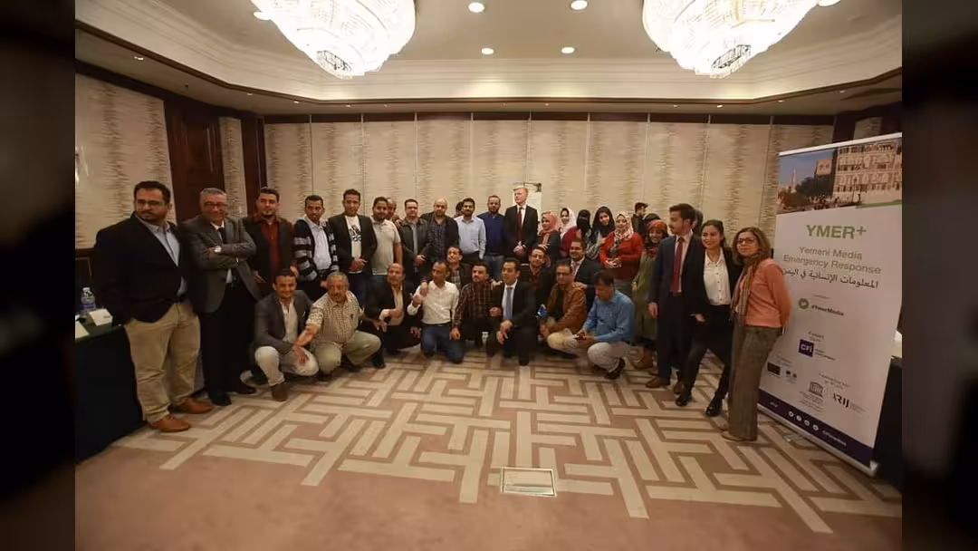 صحفيون يناقشون تغطية القضايا الإنسانية في اليمن بدعم أوروبي