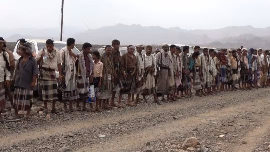 الساحل الغربي: استقبال ضابط كبير بعد اعتقال 3 سنوات لدى الحوثيين