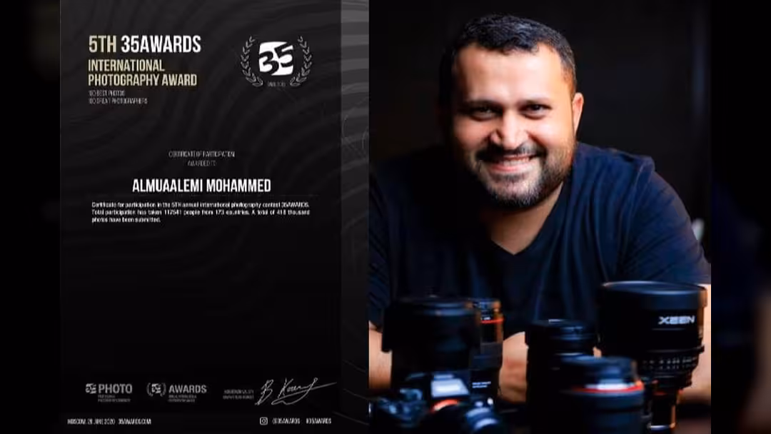 اليمني محمد المعلمي ضمن أفضل مائة مصور في العالم