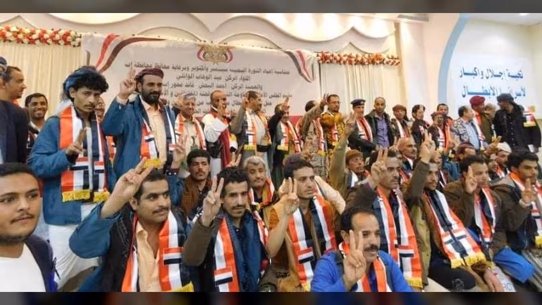 مأرب: حفل تكريمي لـ30 اسيراً محرراً من أبناء محافظة إب