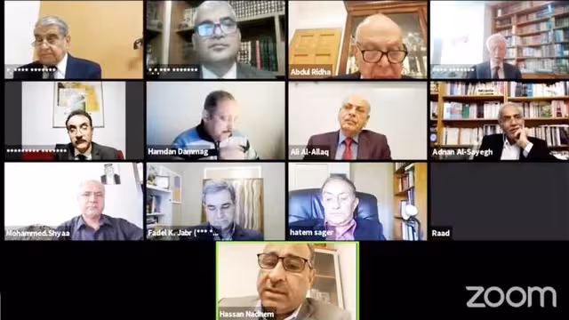 أدباء الرافدين يحتفون بأديب وشاعر اليمن الكبير عبدالعزيز المقالح