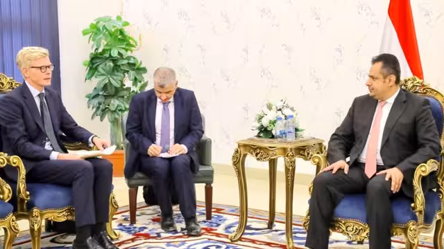 رئيس الحكومة اليمنية للمبعوث الأممي: إيران تبتز العالم والحوثي أداتها