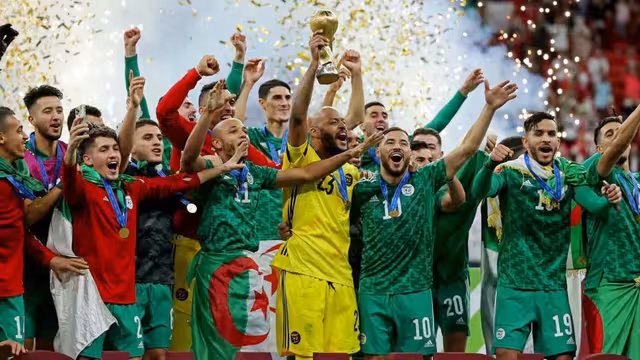 الجزائر يحرز بطولة كأس العرب بالفوز على تونس