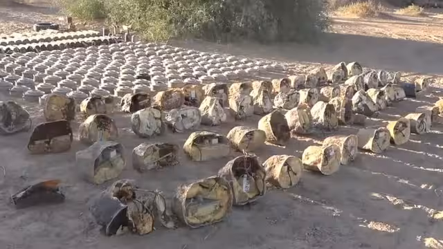 بيحان وحريب: العمالقة يواصلون نزع ألغام الحوثي في الطرقات والمدارس