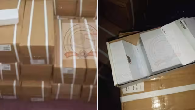 وثيقة - اليمن يضبط شحنة تحمل 800 ألف بطاقة هوية بمنفذ عمان