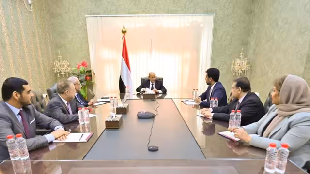 العليمي لرئاسة هيئة التشاور والمصالحة: تعزيز توحيد الجبهة الداخلية