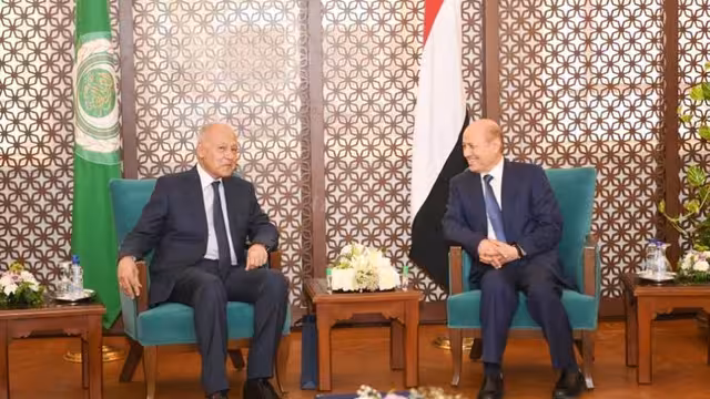 العليمي في الجامعة العربية: دعوة لدور عربي لمناصرة اليمن