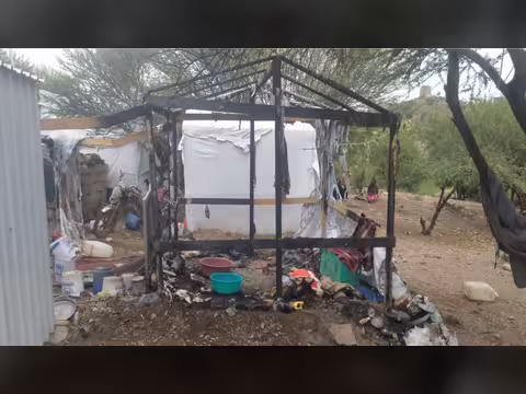 مخيمات النازحين: ثلاثة حوادث حريق في الضالع ومأرب بأقل من أسبوعين