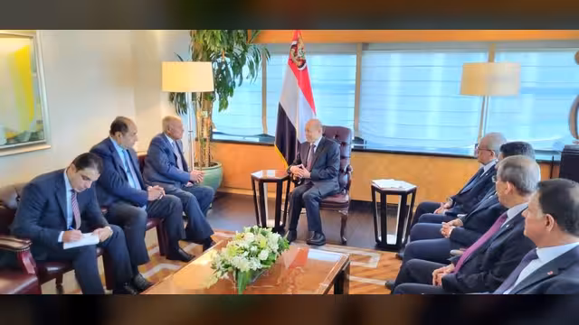 بينها أمينا الخليجي والجامعة العربية: حصيلة لقاءات دولية للرئيس العليمي الجمعة