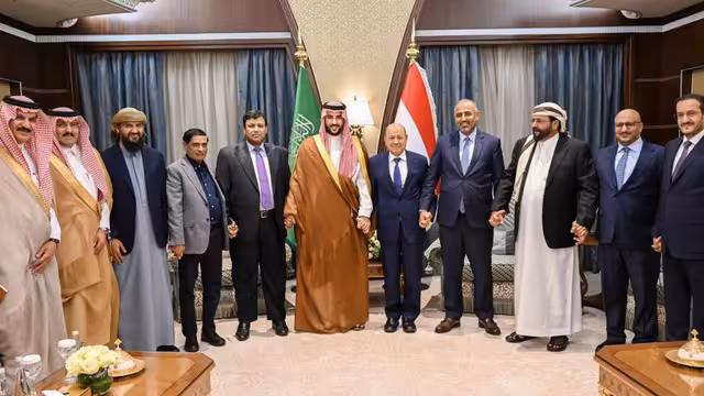 مجلس القيادة اليمني يناقش مع خالد بن سلمان المستجدات والهدنة