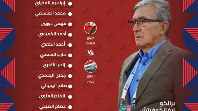 بالصور تشكيلة المنتخب العماني مع العراق وأزمة المشجعين العالقين