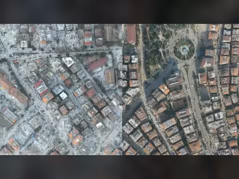 تركيا: صورتان تظهران قبل وبعد الزلزال وأردوغان يتحدث عن الحصيلة