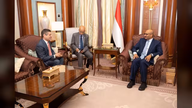 طارق صالح يناقش مستجدات اليمن مع سفيري أمريكا والنرويج