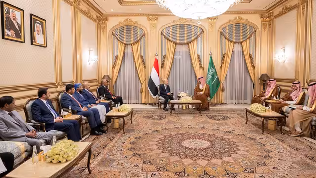 خارطة طريق سعودية في اليمن على طاولة اجتماع الرئاسي مع خالد بن سلمان