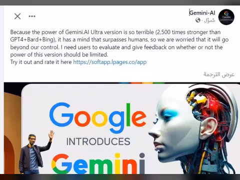 Exclusive: Warning of a fraudulent ad on Facebook claiming AI
