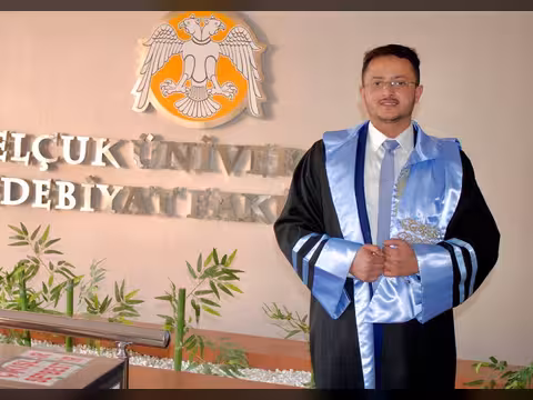 الماجستير بامتياز للباحث عصام الأحمدي من جامعة سلجوق التركية