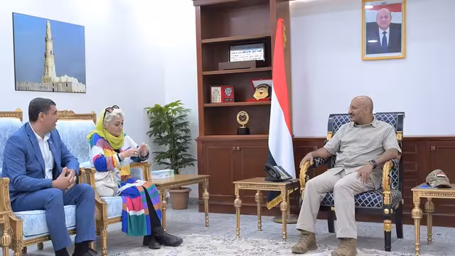 طارق صالح يناقش مع الصليب الأحمر الأوضاع الإنسانية في اليمن