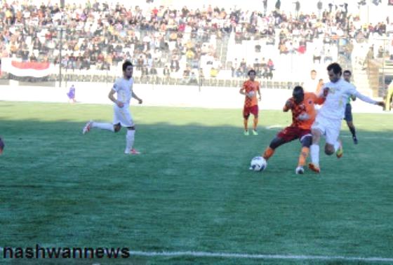 بالصور: العروبة يجبر أربيل العراقي على التعادل في الكاس الاسيوي