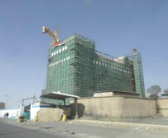 استئناف أعمال بناء مشروع مستشفى الصداقة اليمنية الصينية