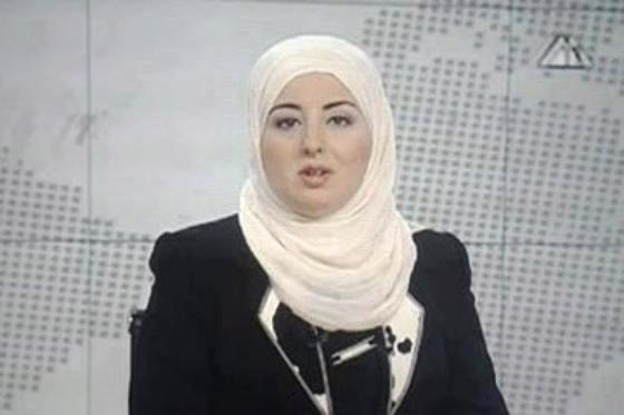 ظهور مذيعة محجبة في التلفزيون المصري لأول مرة