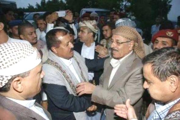 استقبال كبير للواء علي محسن في تعز (صورة)