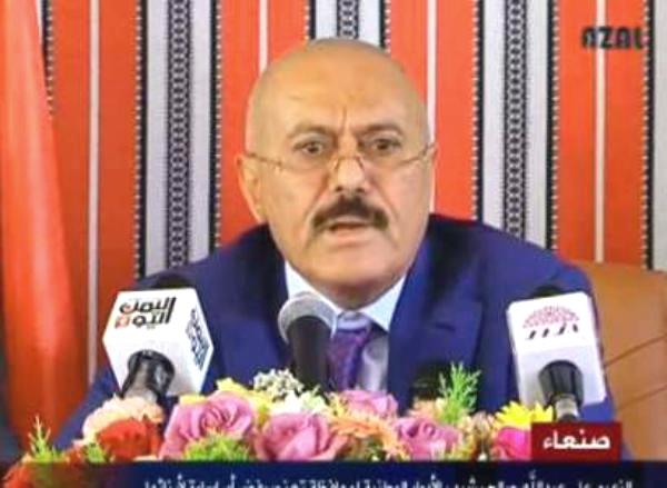 صالح يثمن دور السعودية والإمارات في دعم اليمن ويحذر من انعكاسات المساس بالوحدة