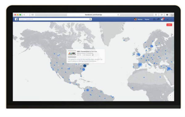 "فيسبوك" يطلق ميزة Live Map