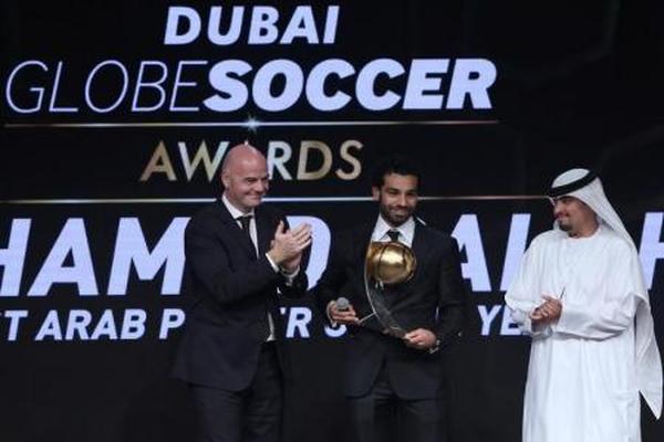 المصري صلاح يفوز بجائزة جلوب سوكر لأفضل لاعب عربي